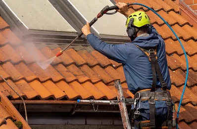 Démoussage et hydrofuge de toiture à Calmont